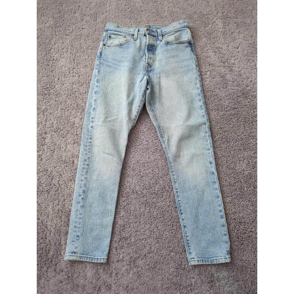 Levi's 501 Jeans Womens 27 Blue Mid Rise Skinny Button Fly Made in Macau